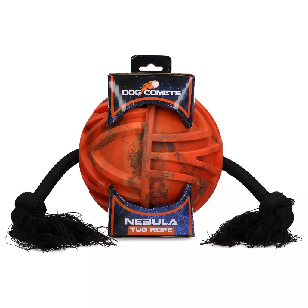 Dog Comets Nebula Tug Rope – Trek- & Apporteerspeelgoed Oranje