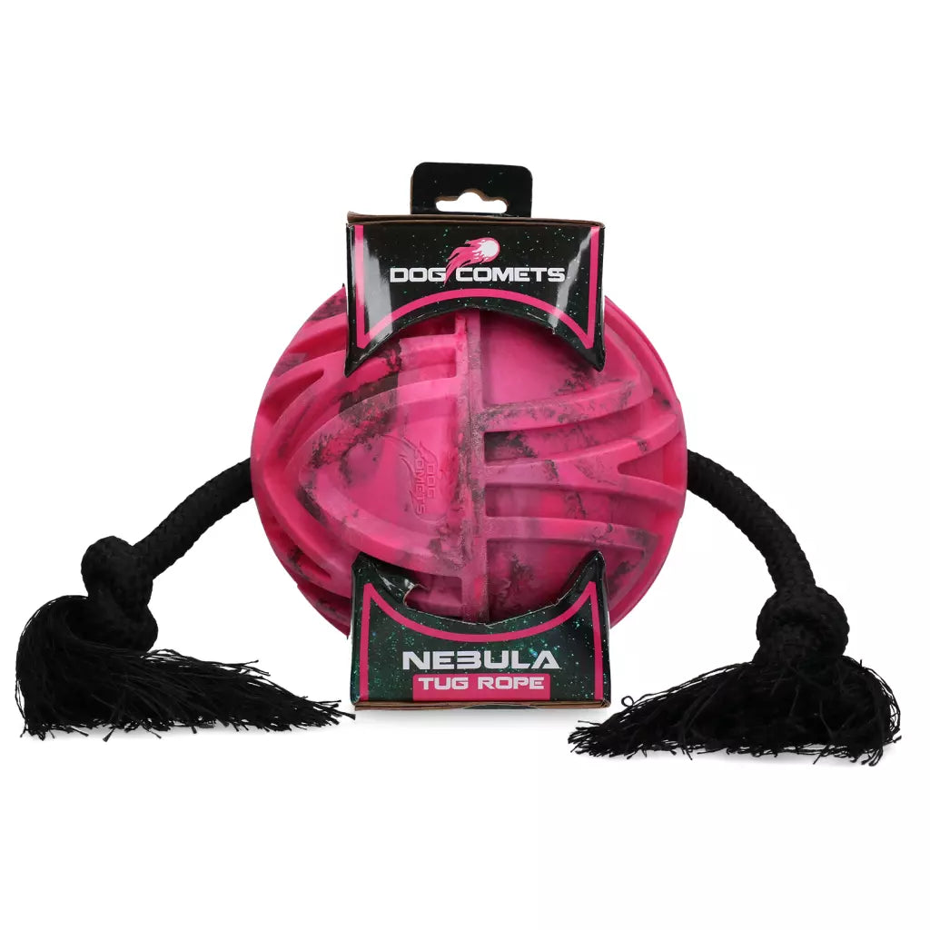 Dog Comets Nebula Tug Rope – Trek- & Apporteerspeelgoed Roze