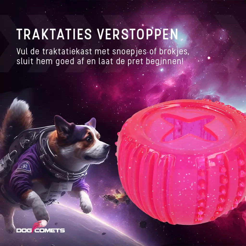 Dog Comets Treat Locker – Roze