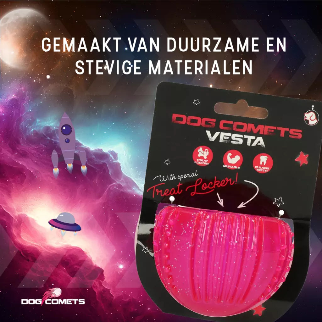 Dog Comets Treat Locker – Roze