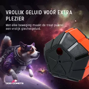 Dog Comets Treat Puzzle – Orange