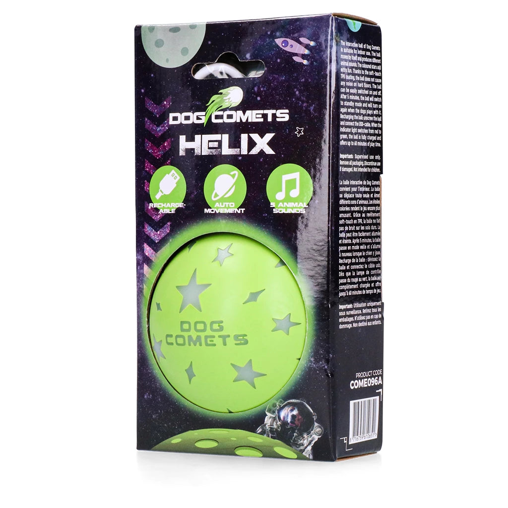 Dog Comets Helix Interactieve Hondenbal Groen