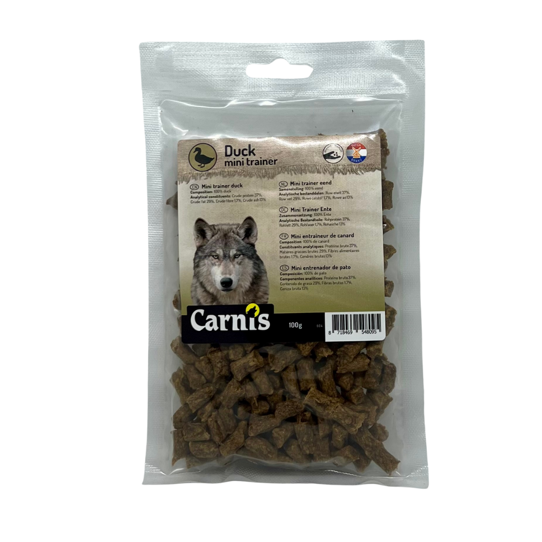 Mini trainer eend 100 gram.