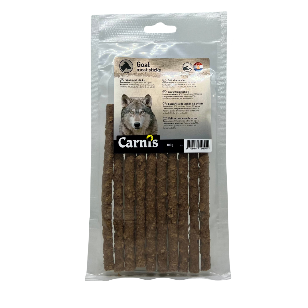 Geit vleessticks 100 gram.