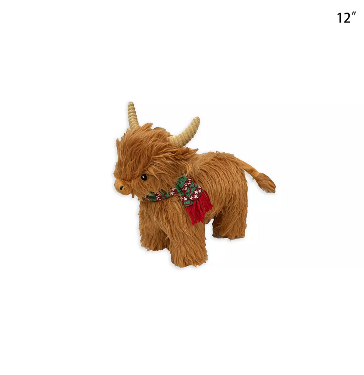 Hondenknuffel Kerst Schotse Hooglander – 30 cm