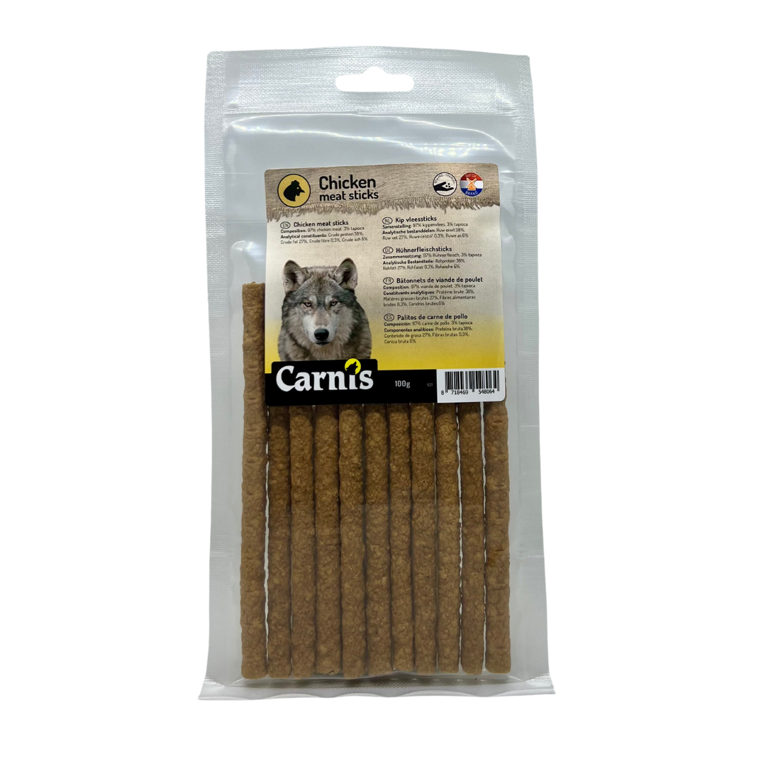 Kip vleessticks 100 gram.