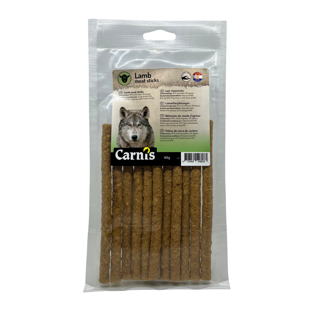 Lam vleessticks 100 gram.