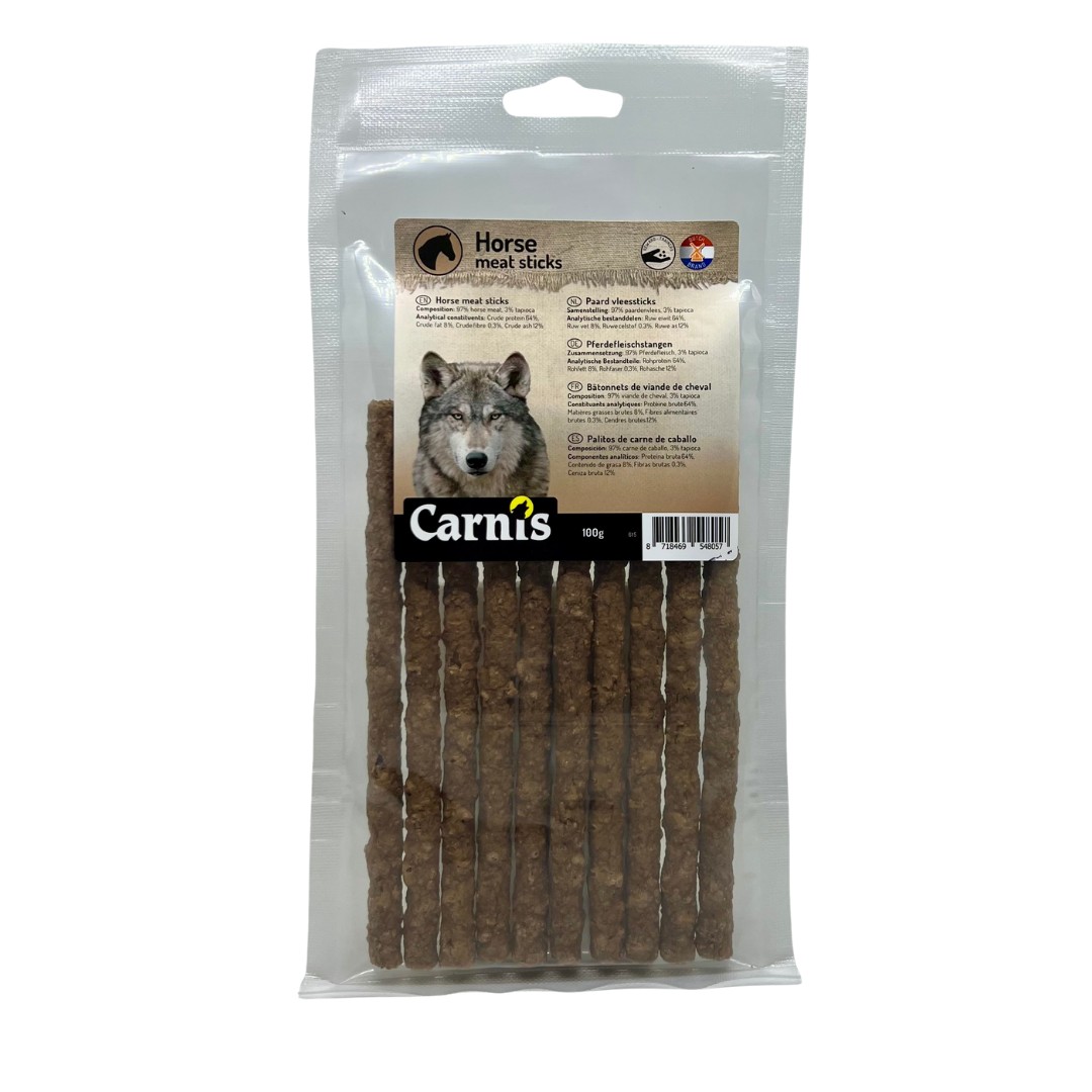 Paard vleessticks 100 gram.